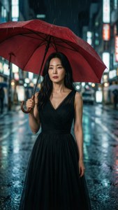 Rainy Night Elegance
