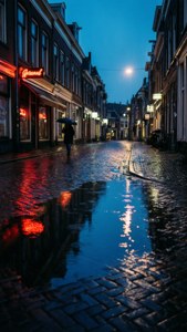 Rainy Night in Meppel