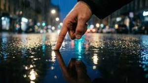 Rainy Night Pointing Hand
