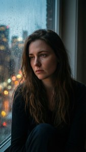 Rainy Night Reflection