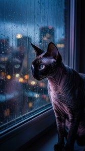 Rainy Night Reflection