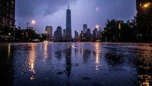 Rainy Night Reflections