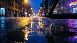 Rainy Night Splash