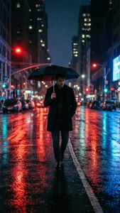 Rainy Night Stroll