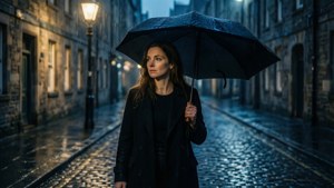 Rainy Night Stroll