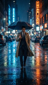 Rainy Night Stroll