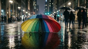 Rainy Night Stroll