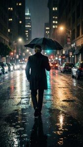 Rainy Night Stroll