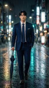 Rainy Night Stroll