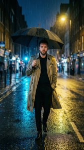 Rainy Night Stroll