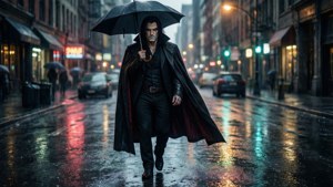 Rainy Night Stroll