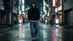 Rainy Night Stroll