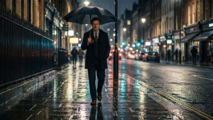 Rainy Night Stroll