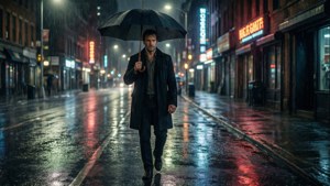 Rainy Night Stroll