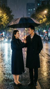 Rainy Night Umbrella
