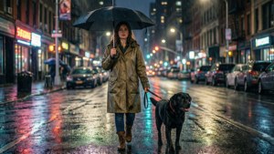 Rainy Night Walk