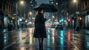 Rainy Night Walk