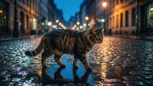 Rainy Night Walk