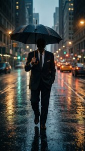 Rainy Night Walk