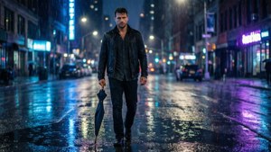 Rainy Night Walk