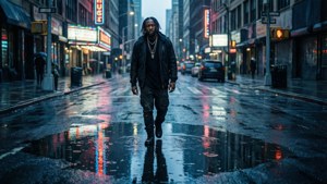 Rainy Night Walk