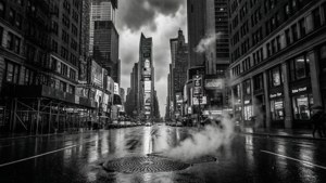 Rainy Noir Manhattan