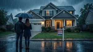 Rainy Open House Viewing