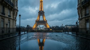 Rainy Paris Evening