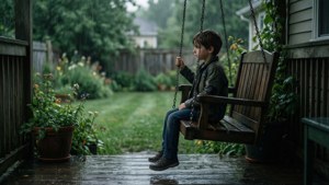 Rainy Porch Swing