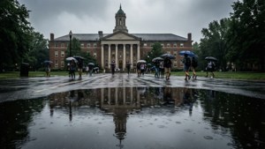 Rainy Reflections at Brookings