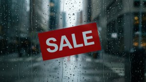 Rainy Sale Sticker