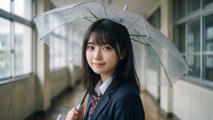 Rainy School Smile