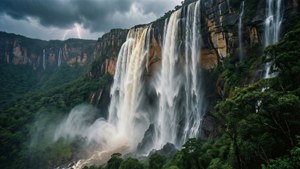 Rainy Season Angel Falls Power