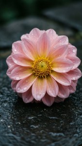 Rainy Stone Dahlia