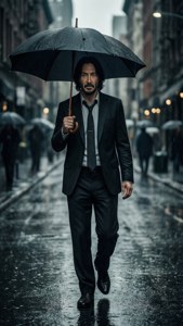 Rainy Street Noir