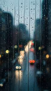 Rainy Window Aesthetic