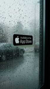 Rainy Window Badge