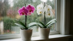 Rainy Window Orchids