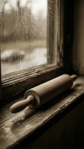 Rainy Window Rolling Pin