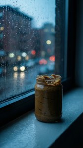 Rainy Window Sill Jar
