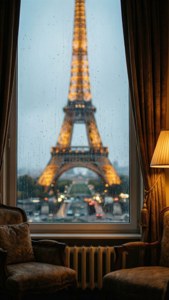 Rainy Window View
