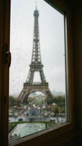 Rainy Window View