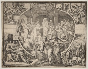 Raising of Lazarus with Scenes from the Life of Christ