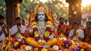 Rama Navami Temple Celebration