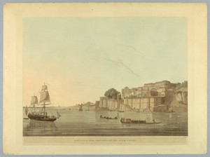 Ramnugur, Near Bernares, On the River Ganges, from "Oriental Scenery: Twenty Four Views in Hindoostan"