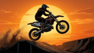 Ramp Jump Silhouette
