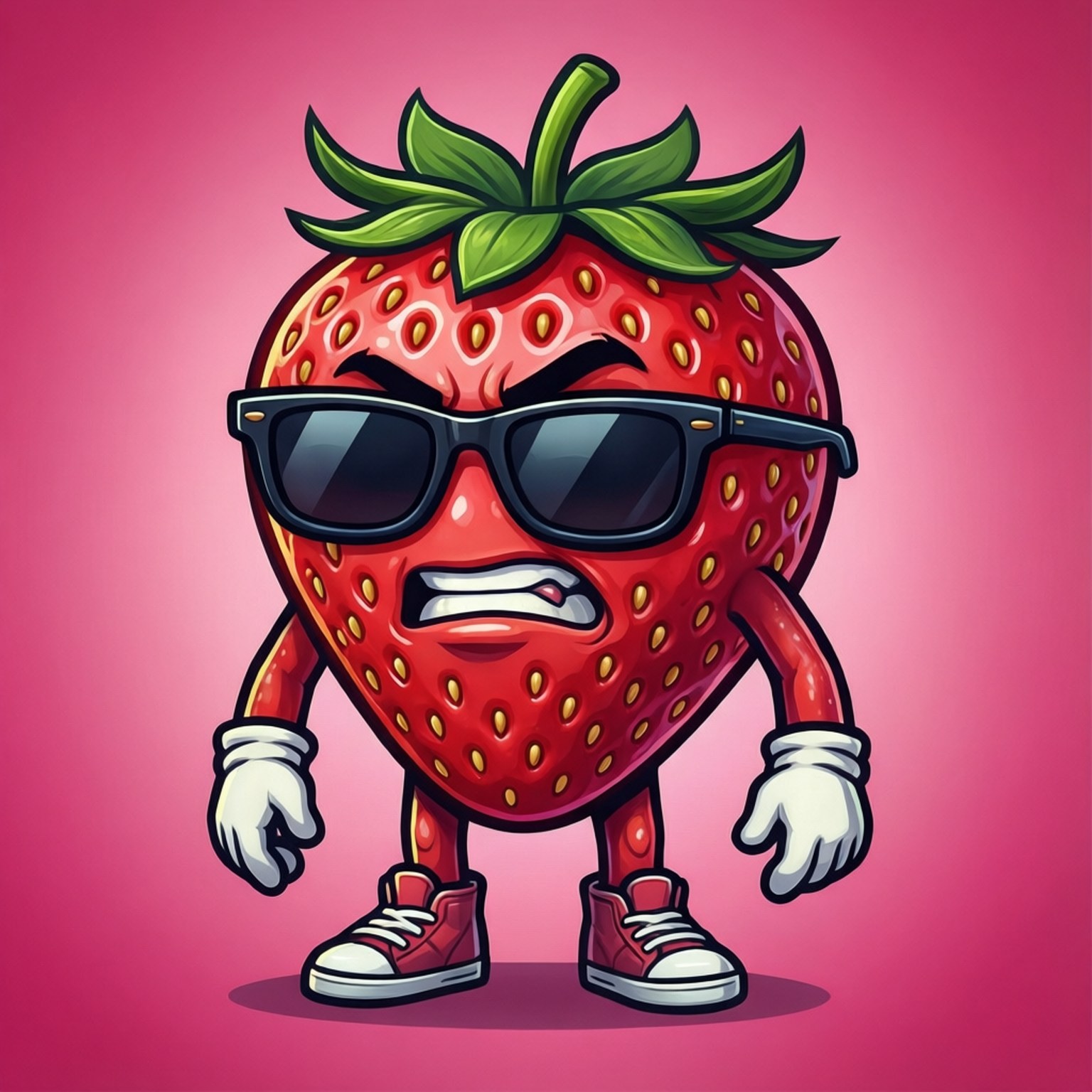 Random PFP Of Cool Strawberry by Wallpapers.art Studio