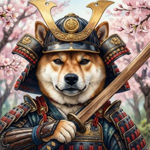 Random PFP Of Samurai Shiba