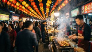 Raohe Market Bustle