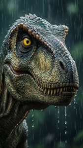 Raptor in the Rain